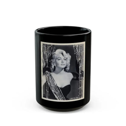 Dorothy Malone #205 (Vintage Female Icon) Black Coffee Mug 15oz - Go Mug Yourself