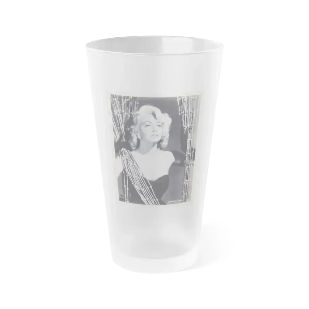 Dorothy Malone #205 (Vintage Female Icon) Frosted Pint Glass 16oz 16oz Frosted - Go Mug Yourself