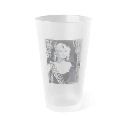 Dorothy Malone #205 (Vintage Female Icon) Frosted Pint Glass 16oz 16oz Frosted - Go Mug Yourself