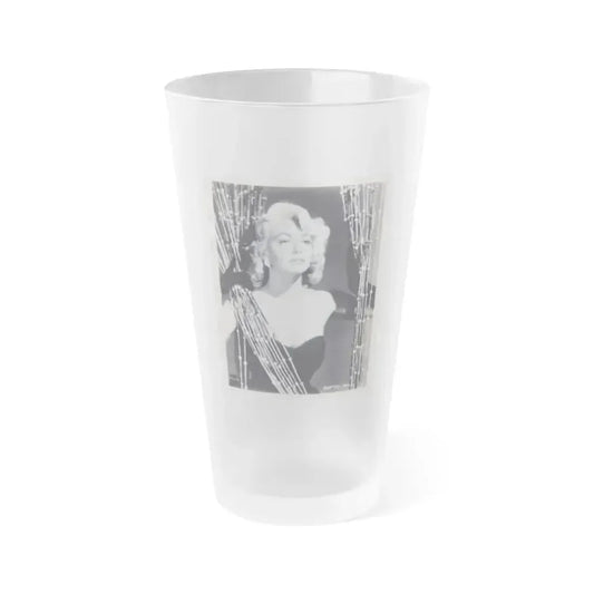 Dorothy Malone #205 (Vintage Female Icon) Frosted Pint Glass 16oz 16oz Frosted - Go Mug Yourself