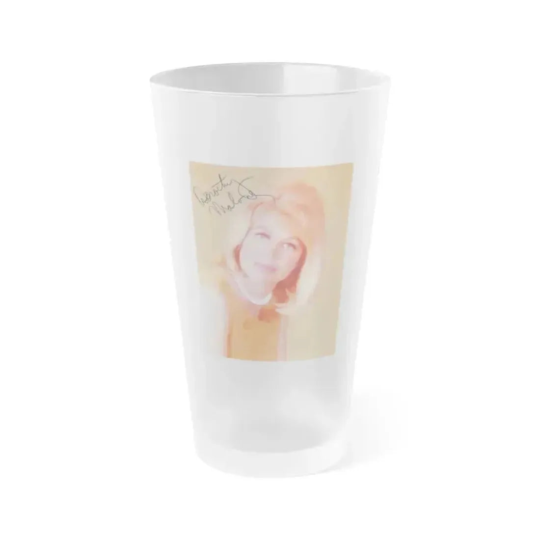 Dorothy Malone #208 1 (Vintage Female Icon) Frosted Pint Glass 16oz 16oz Frosted - Go Mug Yourself