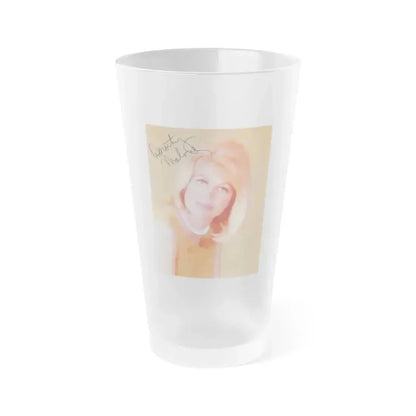 Dorothy Malone #208 1 (Vintage Female Icon) Frosted Pint Glass 16oz 16oz Frosted - Go Mug Yourself