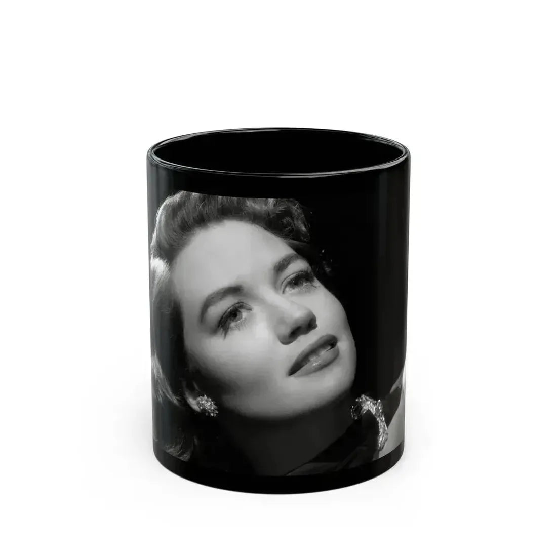 Dorothy Malone #226 (Vintage Female Icon) Black Coffee Mug 11oz - Go Mug Yourself
