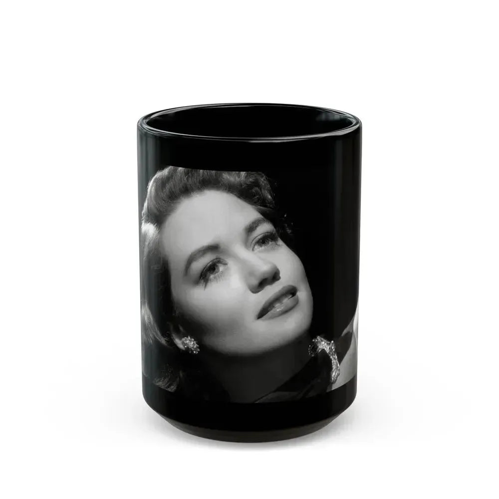 Dorothy Malone #226 (Vintage Female Icon) Black Coffee Mug 15oz - Go Mug Yourself