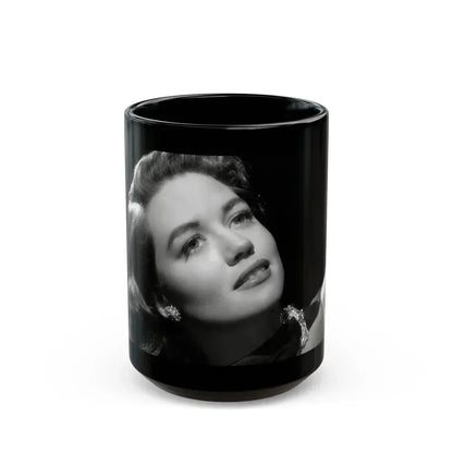 Dorothy Malone #226 (Vintage Female Icon) Black Coffee Mug 15oz - Go Mug Yourself