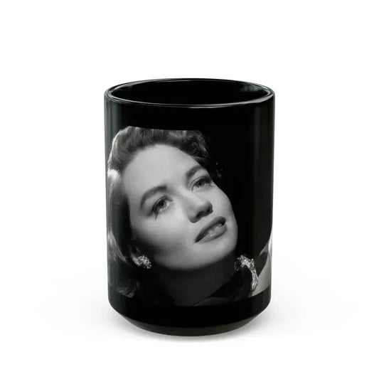 Dorothy Malone #226 (Vintage Female Icon) Black Coffee Mug 15oz - Go Mug Yourself