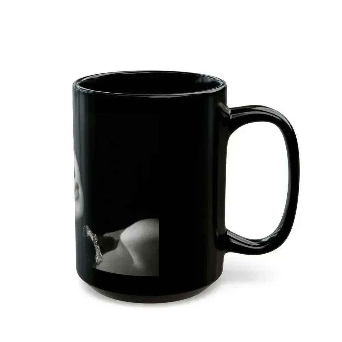 Dorothy Malone #226 (Vintage Female Icon) Black Coffee Mug - Go Mug Yourself