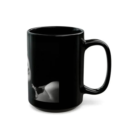 Dorothy Malone #226 (Vintage Female Icon) Black Coffee Mug - Go Mug Yourself