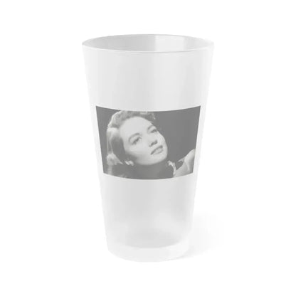 Dorothy Malone #226 (Vintage Female Icon) Frosted Pint Glass 16oz 16oz Frosted - Go Mug Yourself