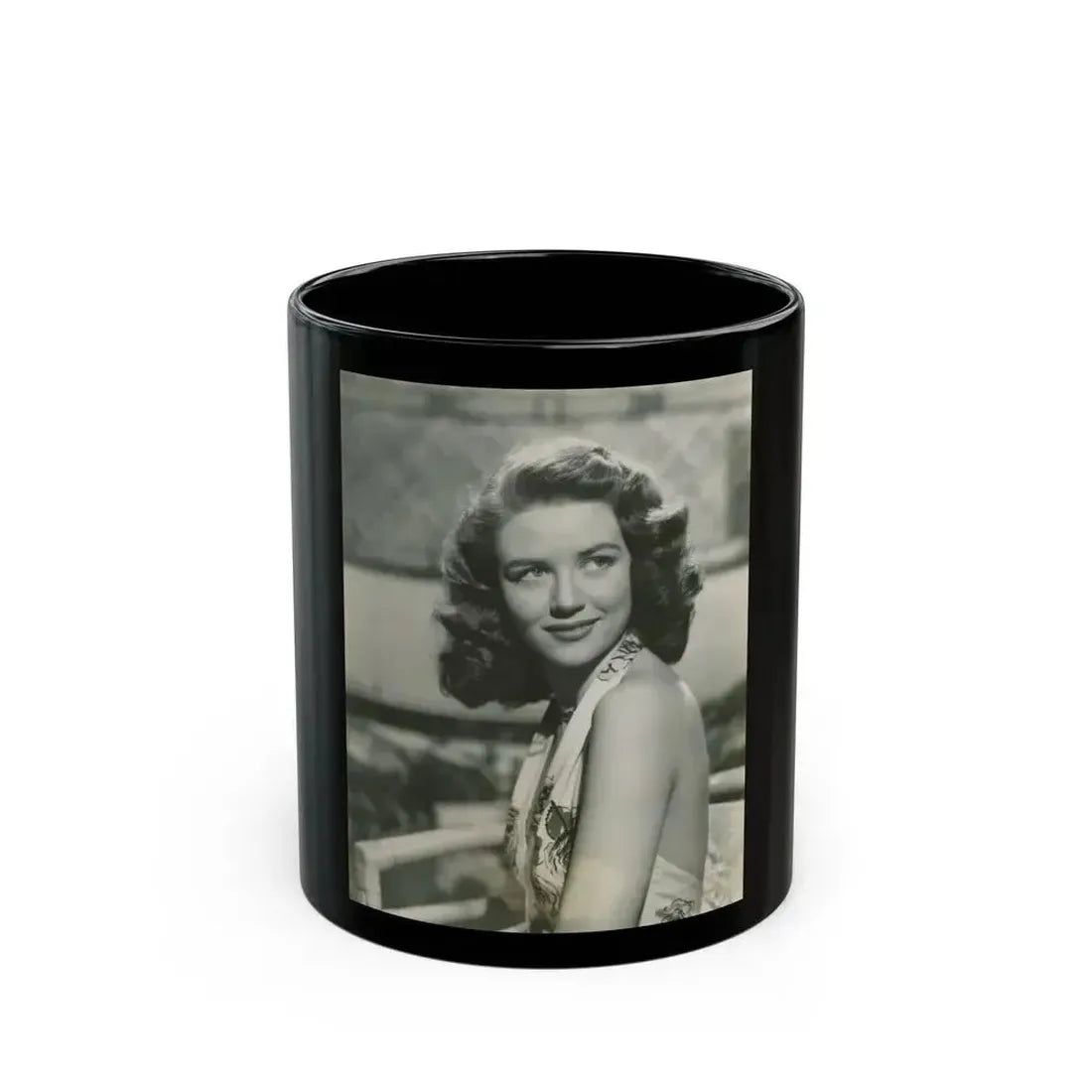 Dorothy Malone #243 (Vintage Female Icon) Black Coffee Mug 11oz - Go Mug Yourself