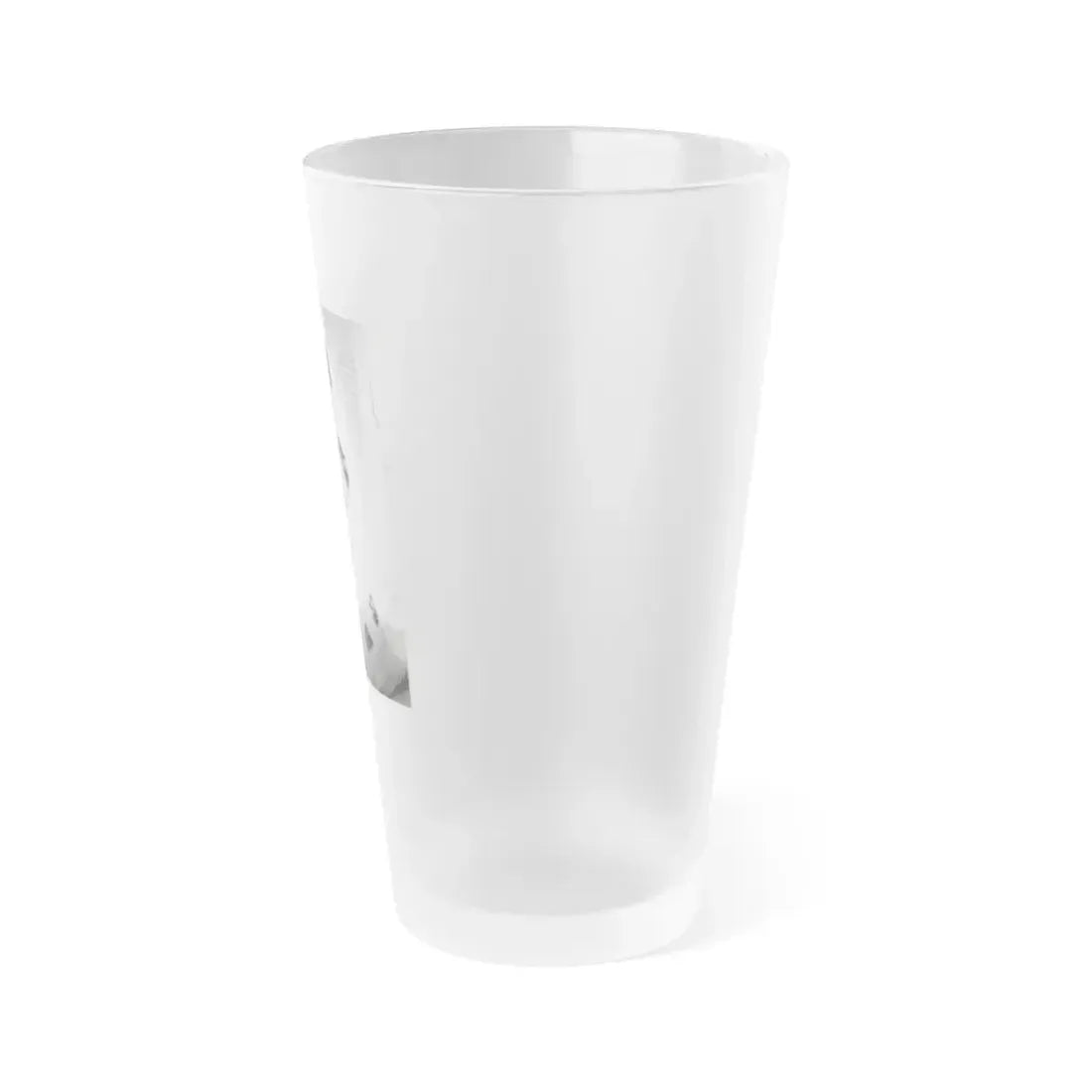 Dorothy Malone #244 - 8x10 Vintage B&W Knee to Head Glamour Dress Photo from late 50's (Vintage Female Icon) Frosted Pint Glass 16oz - Go Mug Yourself