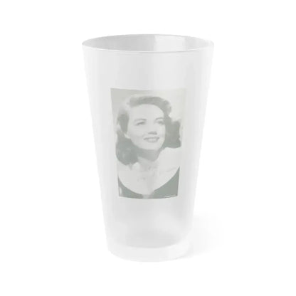 Dorothy Malone #68 (Vintage Female Icon) Frosted Pint Glass 16oz 16oz Frosted - Go Mug Yourself