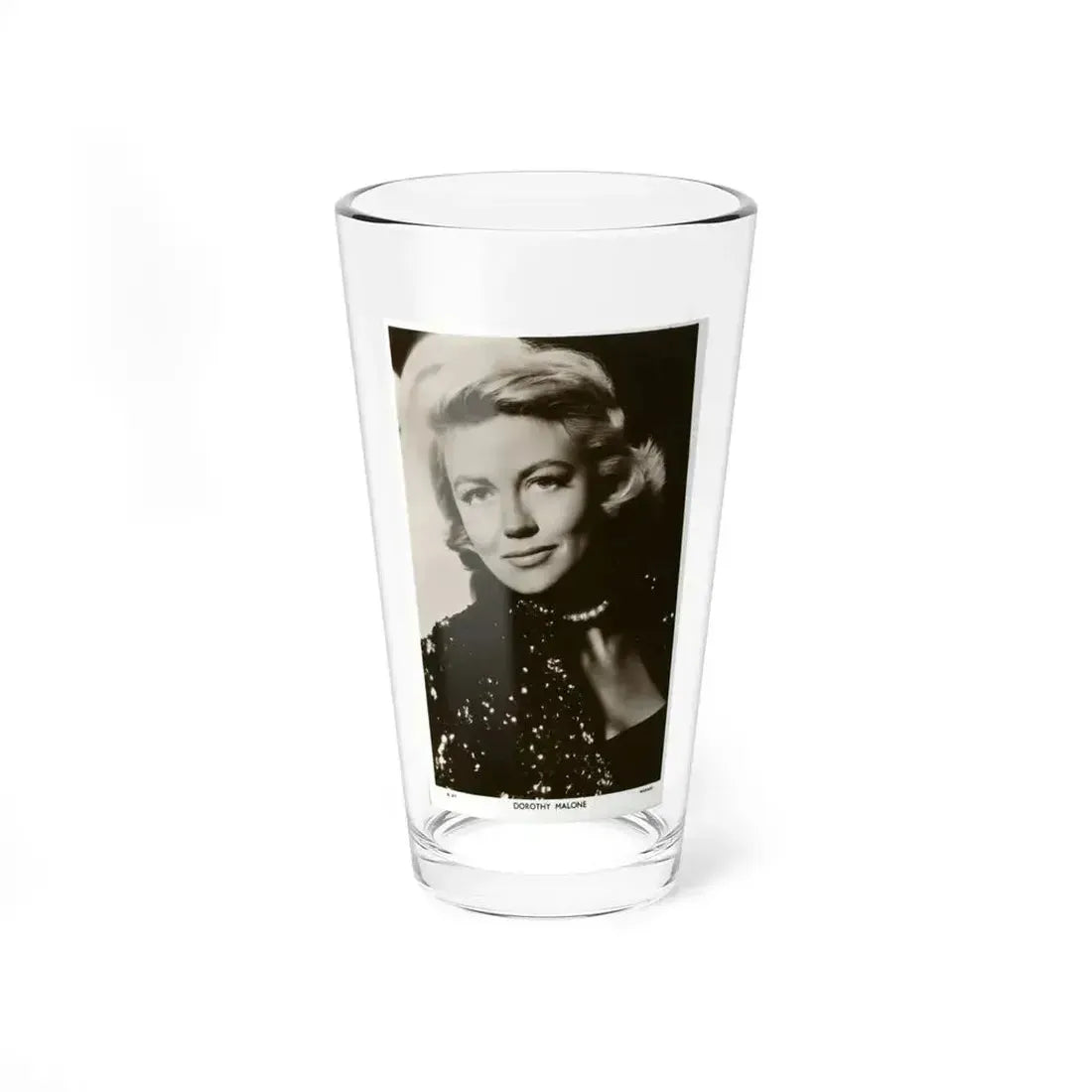 Dorothy Malone #89 (Vintage Female Icon) Pint Glass 16oz 16oz - Go Mug Yourself