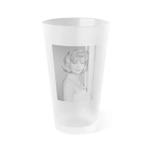 Dorothy Malone #91 1 (Vintage Female Icon) Frosted Pint Glass 16oz 16oz Frosted - Go Mug Yourself