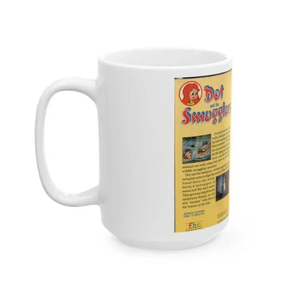 DOT AND THE SMUGGLERS (VHS COVER) - White Coffee Mug - Go Mug Yourself