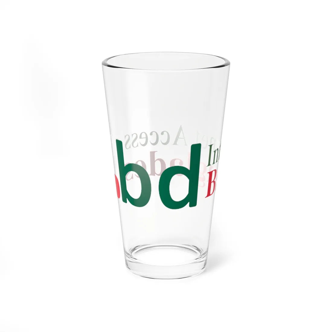 Dot Bd Domain Emblem (Bangladesh) (Coat of Arms) Pint Glass 16oz - Go Mug Yourself
