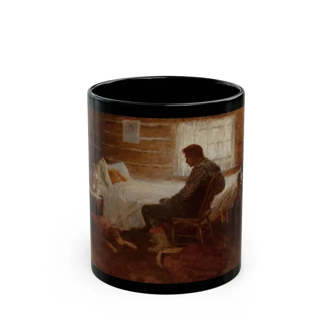 Doting Family, 1905 - Black Coffee Mug 11oz - Go Mug Yourself