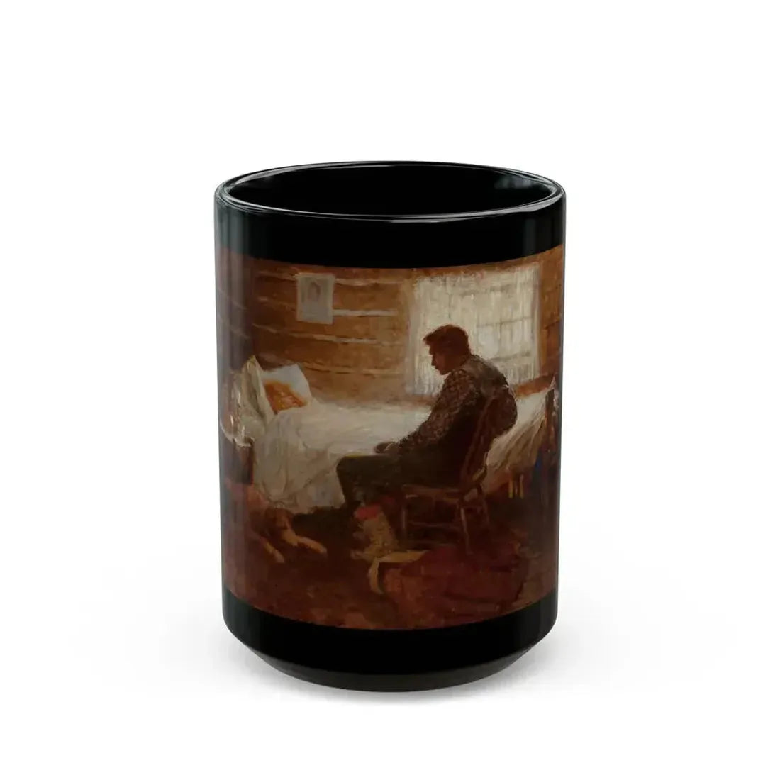 Doting Family, 1905 - Black Coffee Mug 15oz - Go Mug Yourself