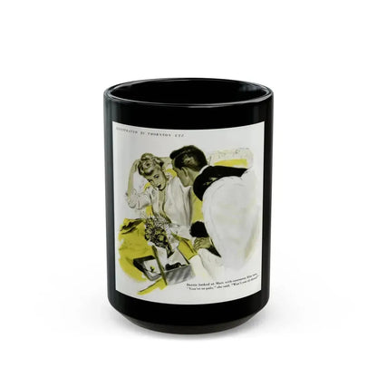 Dottie Looked At Marv, 1948 - Black Coffee Mug 15oz - Go Mug Yourself