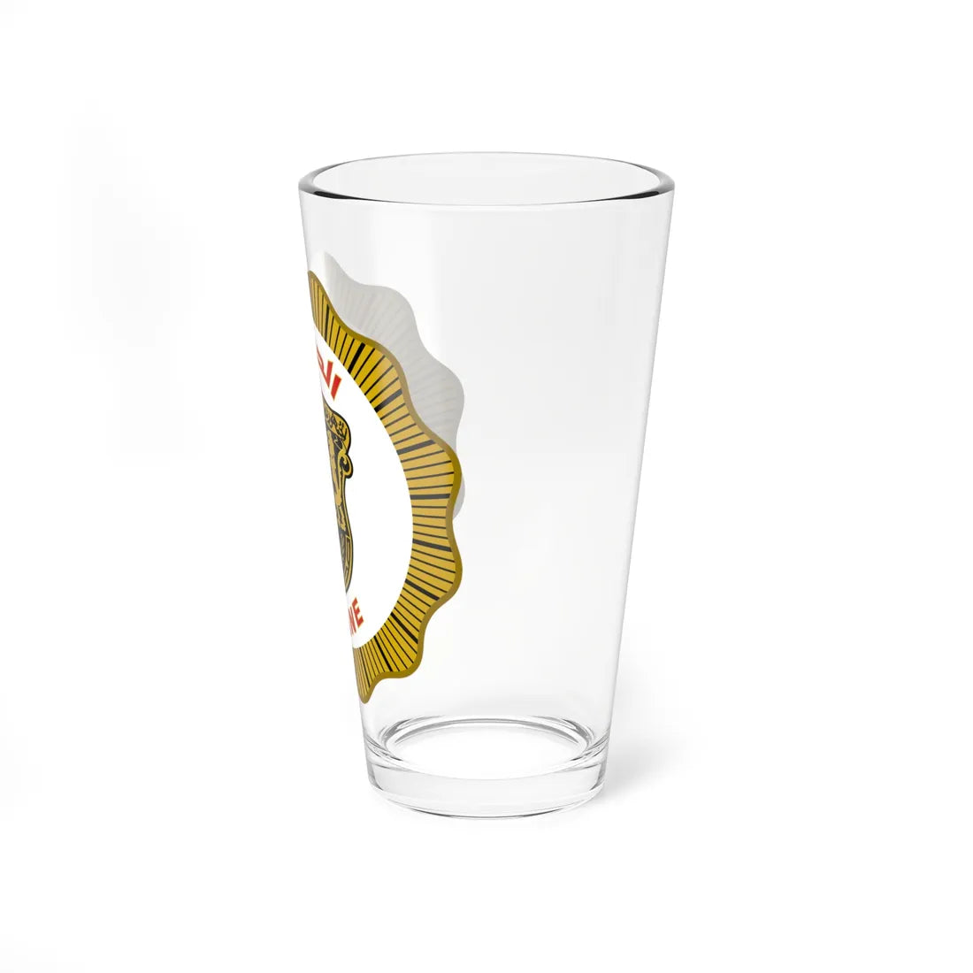 Douanes Tunisie insignes v2 (Tunisia) (Coat of Arms) Pint Glass 16oz - Go Mug Yourself