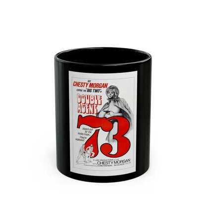 DOUBLE AGENT 1973 Movie Poster - Black Coffee Mug 11oz - Go Mug Yourself