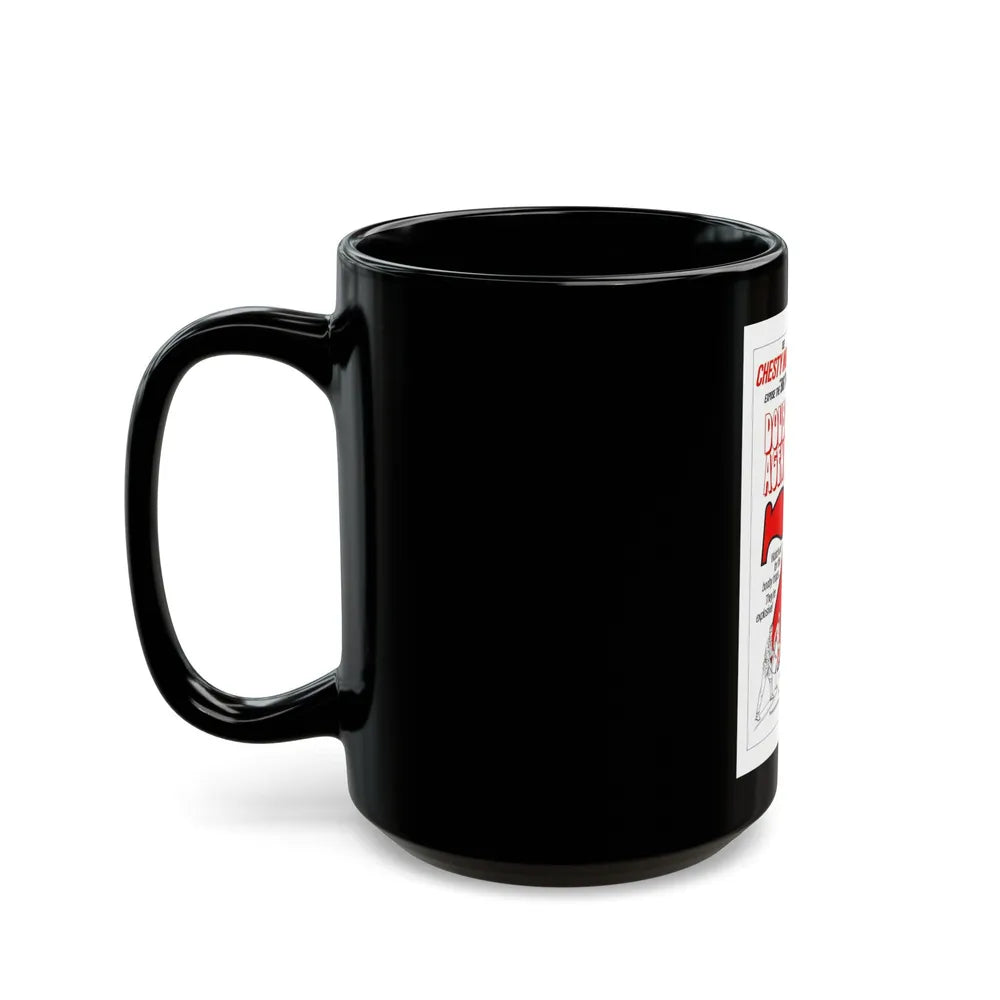 DOUBLE AGENT 1973 Movie Poster - Black Coffee Mug-Go Mug Yourself