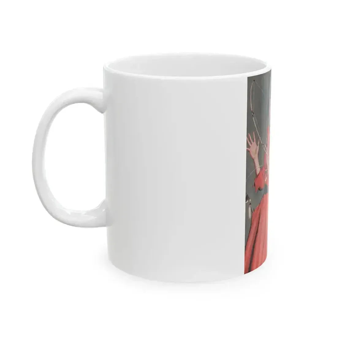 Double Catch, Today's Woman magazine, January 1951 - White Coffee Mug - Go Mug Yourself