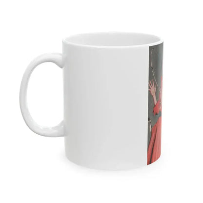 Double Catch, Today's Woman magazine, January 1951 - White Coffee Mug - Go Mug Yourself