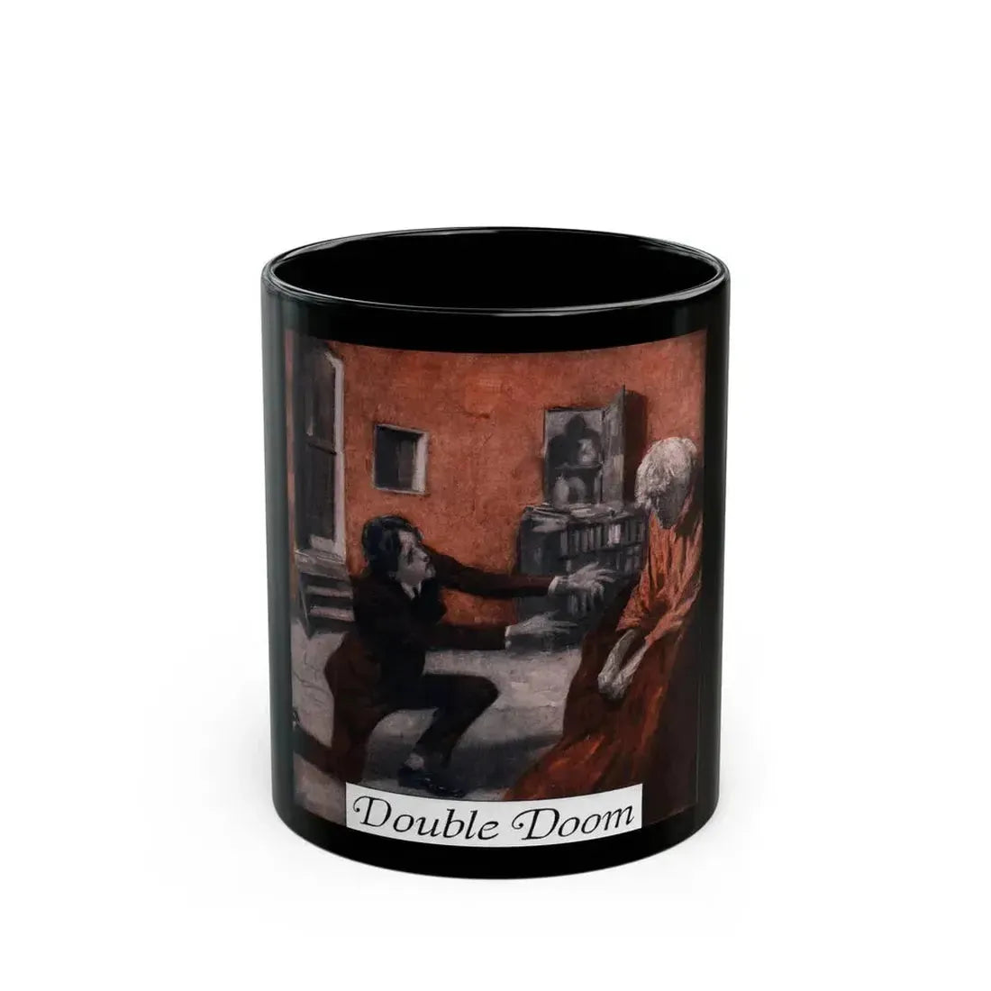 Double Doom, McCall's magazine, January 1923 - Black Coffee Mug 11oz - Go Mug Yourself
