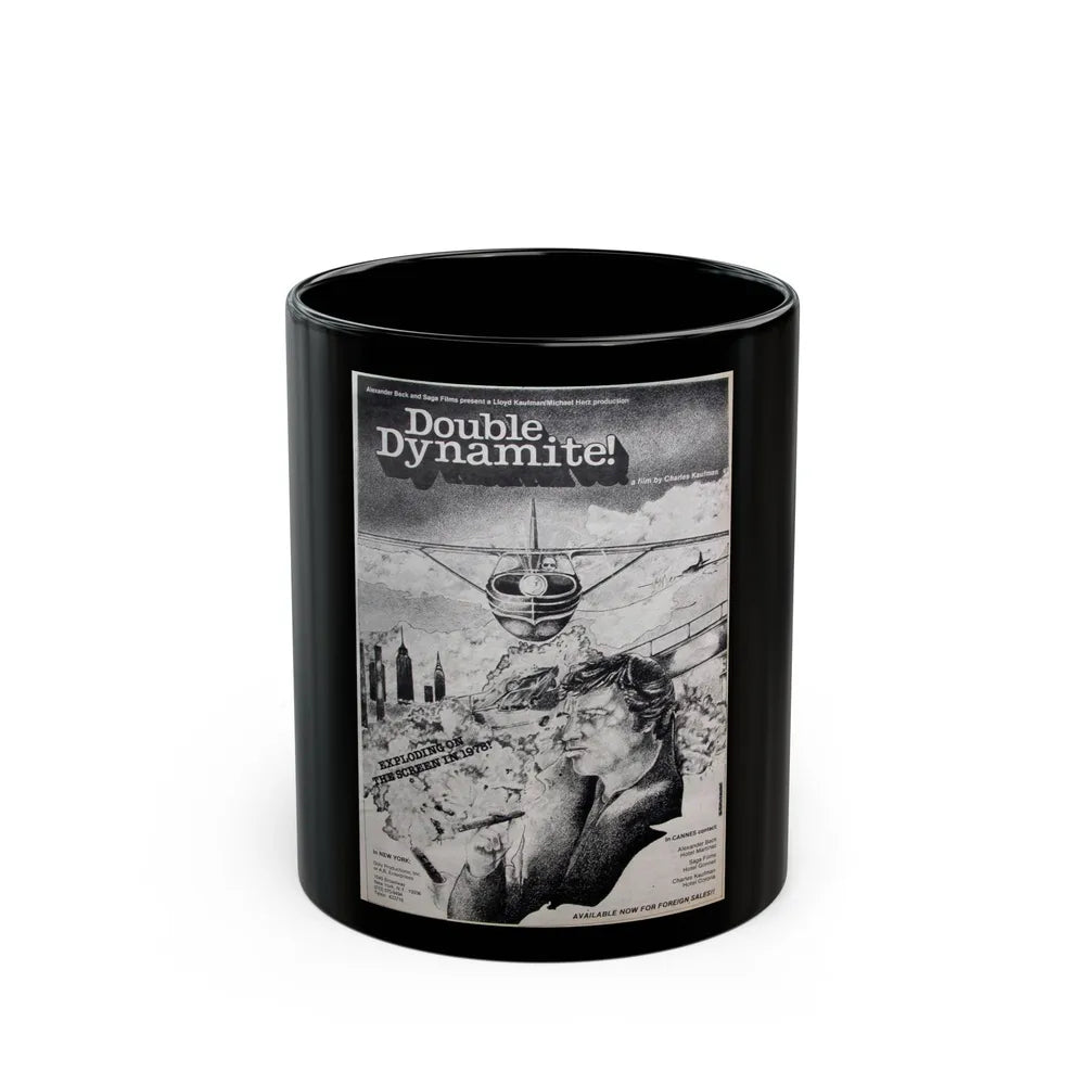 DOUBLE DYNAMITE! 1951 Movie Poster - Black Coffee Mug-11oz-Go Mug Yourself