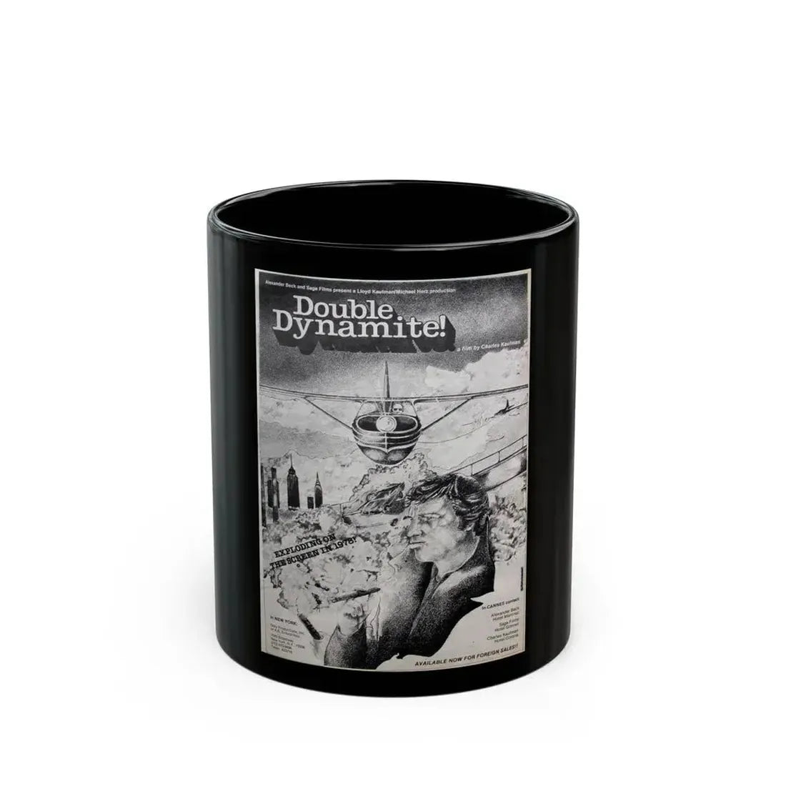 DOUBLE DYNAMITE! 1951 Movie Poster - Black Coffee Mug 11oz - Go Mug Yourself