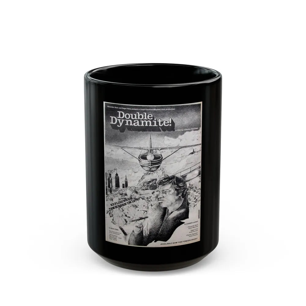 DOUBLE DYNAMITE! 1951 Movie Poster - Black Coffee Mug-15oz-Go Mug Yourself