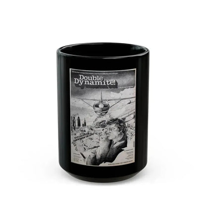 DOUBLE DYNAMITE! 1951 Movie Poster - Black Coffee Mug 15oz - Go Mug Yourself