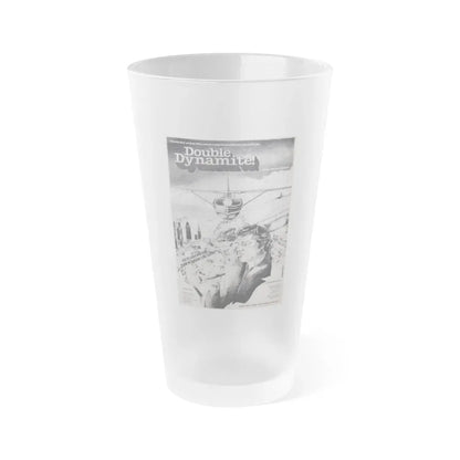 DOUBLE DYNAMITE! 1951 Movie Poster - Frosted Pint Glass 16oz Default Title - Go Mug Yourself