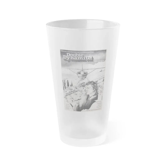 DOUBLE DYNAMITE! 1951 Movie Poster - Frosted Pint Glass 16oz Default Title - Go Mug Yourself