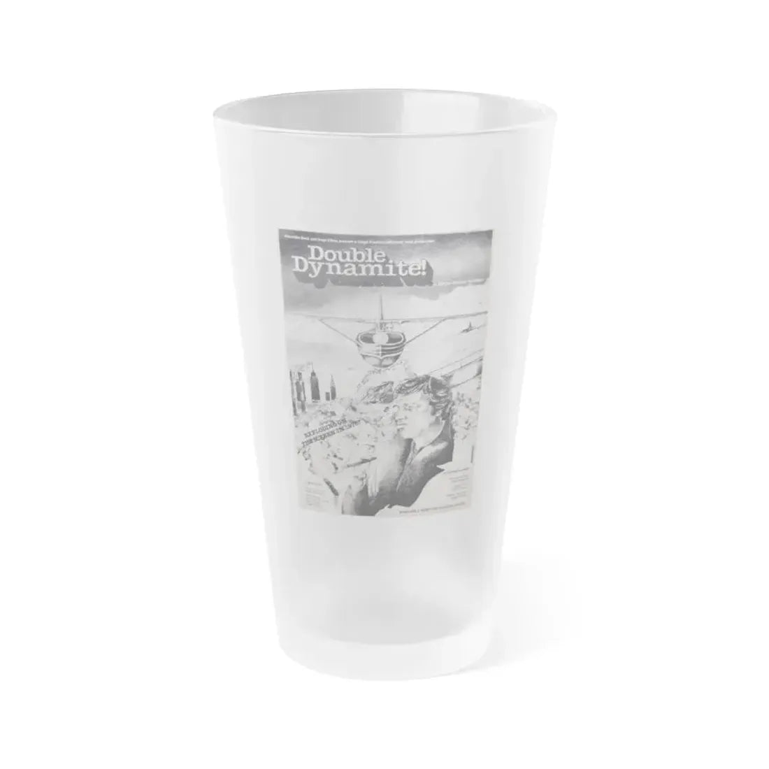 DOUBLE DYNAMITE! 1951 Movie Poster - Frosted Pint Glass 16oz Default Title - Go Mug Yourself