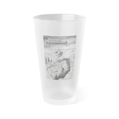 DOUBLE DYNAMITE! 1951 Movie Poster - Frosted Pint Glass 16oz Default Title - Go Mug Yourself