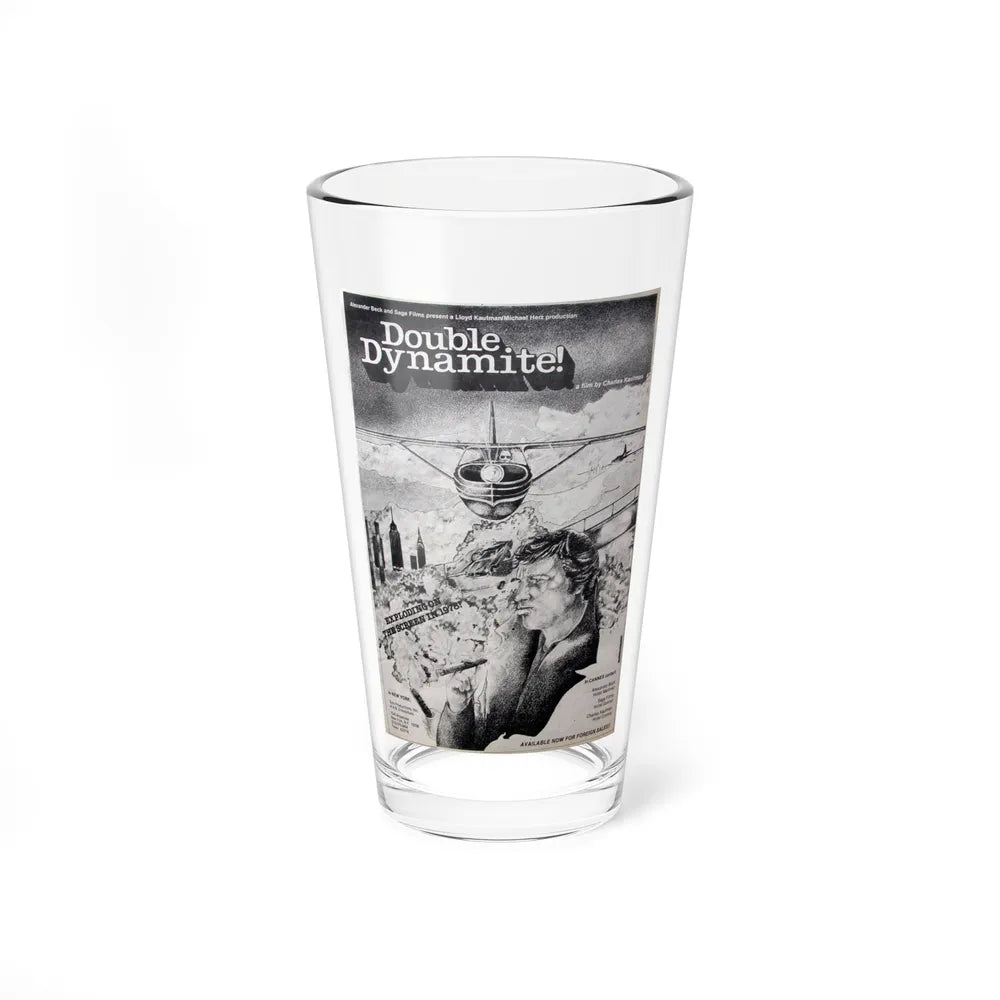 DOUBLE DYNAMITE! 1951 Movie Poster - Pint Glass 16oz-16oz-Go Mug Yourself