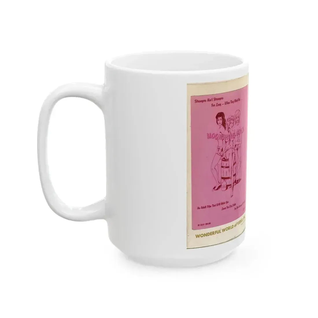 DOUBLE EXPOSURE AND MOONSHINE GIRLS (VHS COVER) - White Coffee Mug - Go Mug Yourself