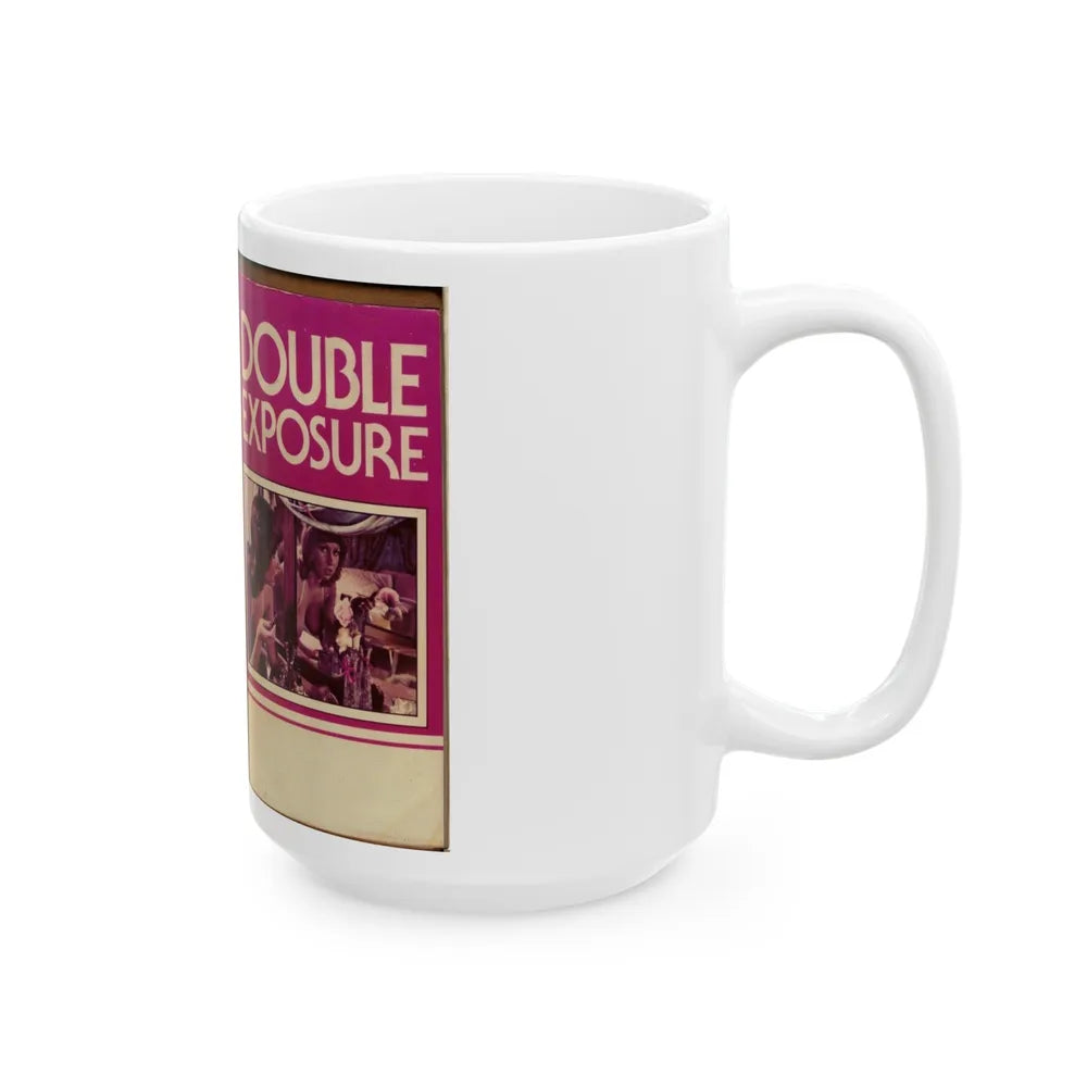 DOUBLE EXPOSURE AND MOONSHINE GIRLS (VHS COVER) - White Coffee Mug-Go Mug Yourself