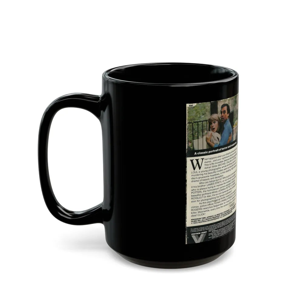 DOUBLE EXPOSURE (VHS COVER) - Black Coffee Mug-Go Mug Yourself