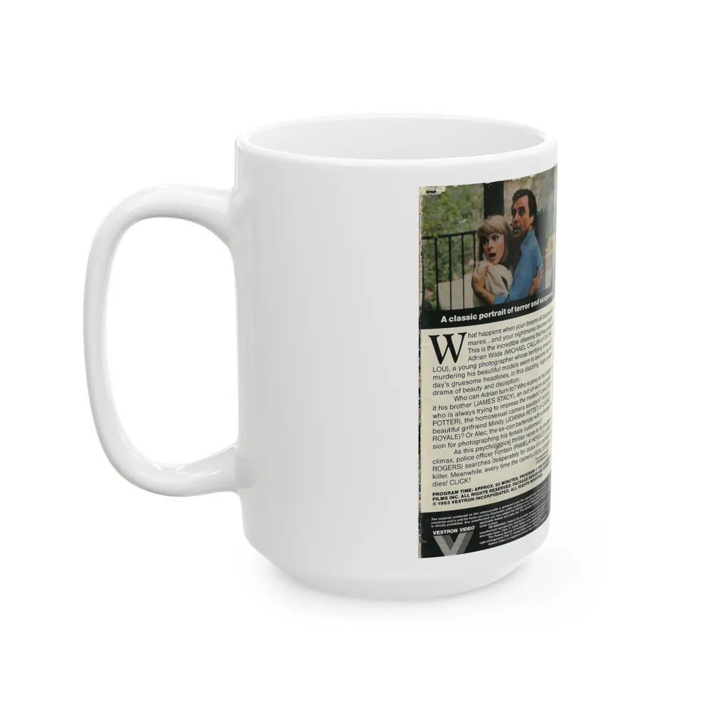 DOUBLE EXPOSURE (VHS COVER) - White Coffee Mug-Go Mug Yourself