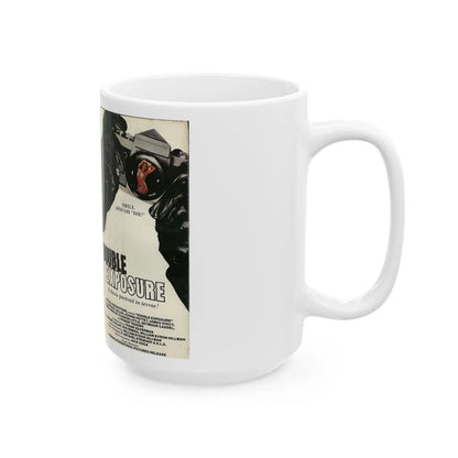 DOUBLE EXPOSURE (VHS COVER) - White Coffee Mug-Go Mug Yourself