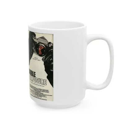 DOUBLE EXPOSURE (VHS COVER) - White Coffee Mug - Go Mug Yourself