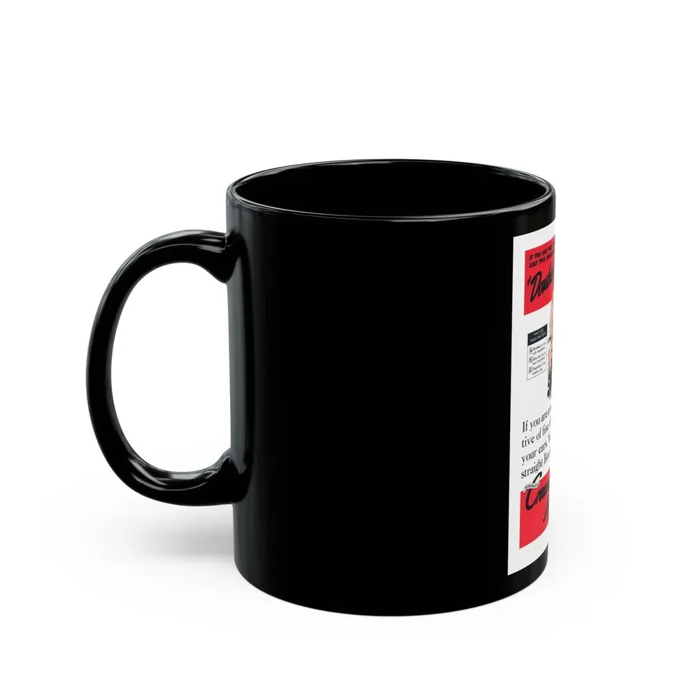 Double-Rich, Cream of Kentucky ad, Liberty, November 1938 - Black Coffee Mug - Go Mug Yourself