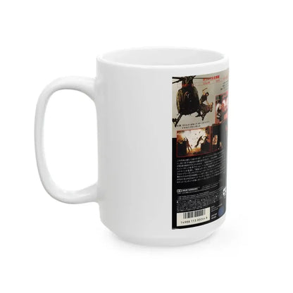 DOUBLE TARGET (VHS COVER) - White Coffee Mug - Go Mug Yourself