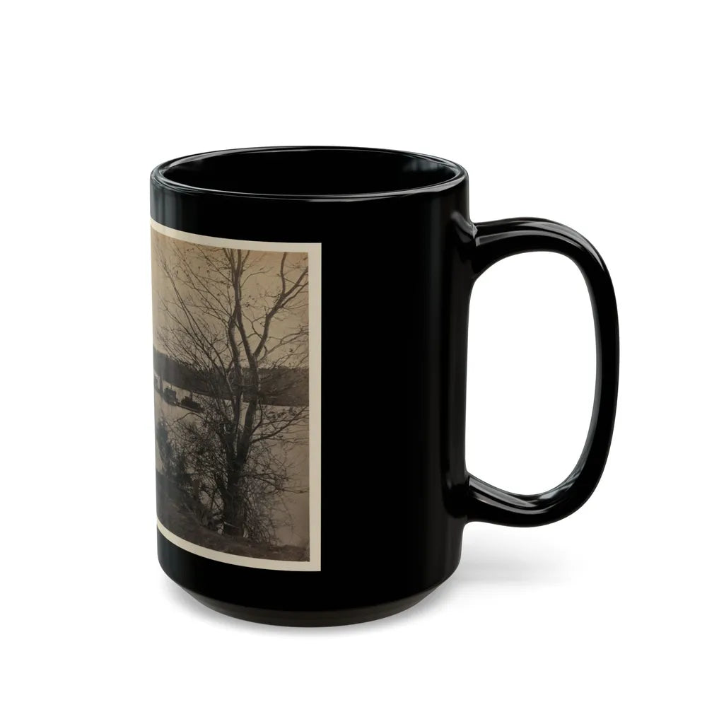 Double Turreted Ironclad Monitor Onandaga, James River (U.S. Civil War) Black Coffee Mug-Go Mug Yourself