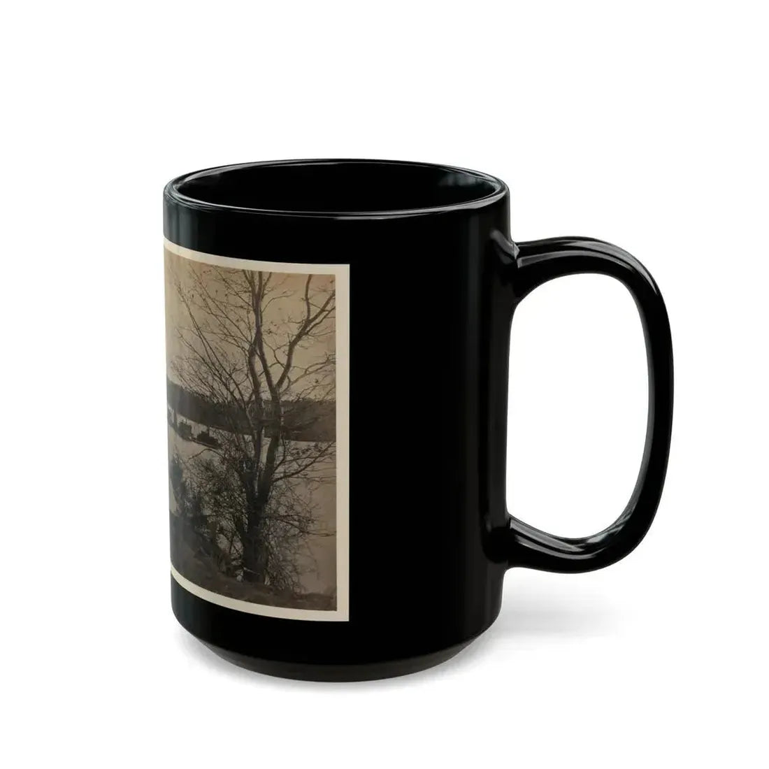Double Turreted Ironclad Monitor  Onandaga,  James River (U.S. Civil War) Black Coffee Mug - Go Mug Yourself