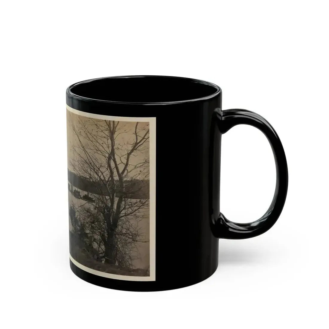 Double Turreted Ironclad Monitor  Onandaga,  James River (U.S. Civil War) Black Coffee Mug - Go Mug Yourself
