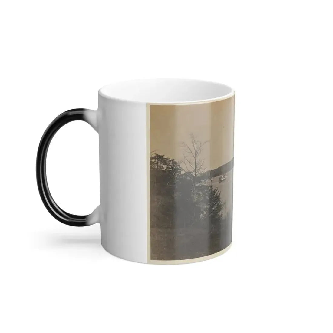 Double Turreted Ironclad Monitor  Onandaga,  James River (U.S. Civil War) Color Changing Coffee Mug 11oz - Go Mug Yourself